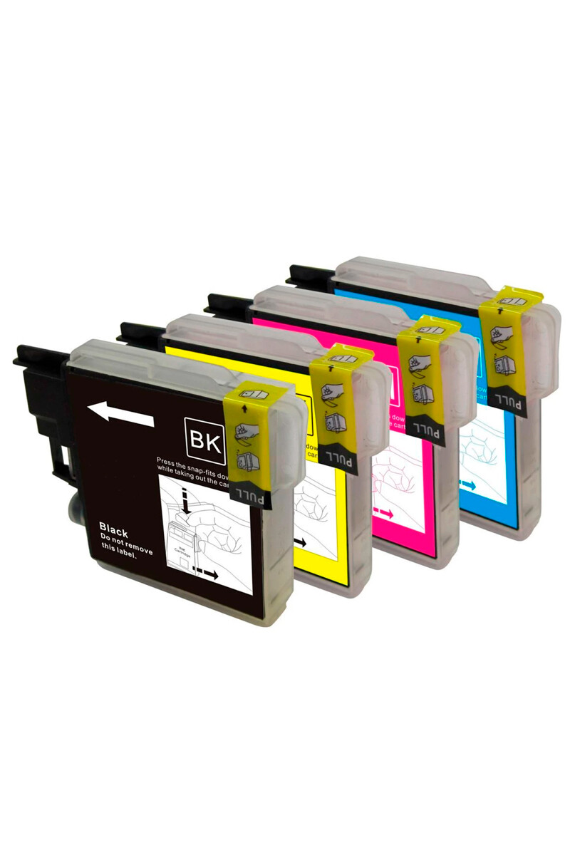 Cartuchos Compatibles Brother LC-60/61 DCP-J125 J140W J410 - Magenta Unidad 