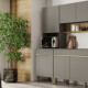 JUEGO COCINA MODULAR ARMARIO MICRO MOBILIARIO MDP LINE GRIS GAMAS DE GRIS