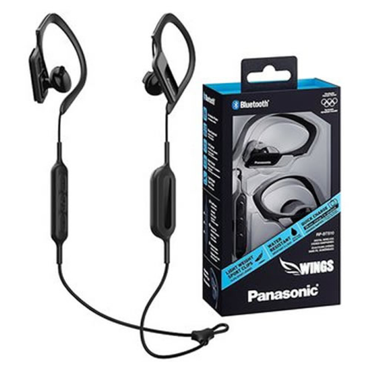 Auricular Sport Bluetooth Panasonic RP-BTS10PP - color negro 