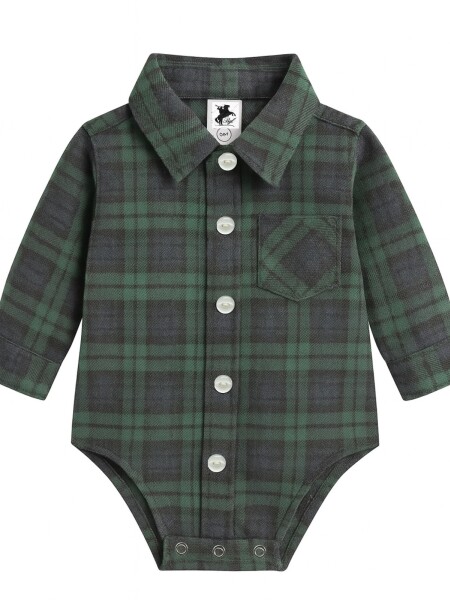 Camisa Body Viyela VERDE