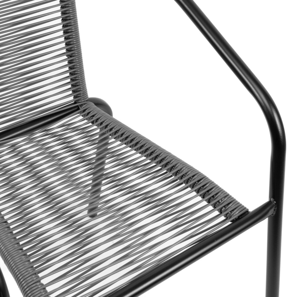 Silla de Rattan New Negro