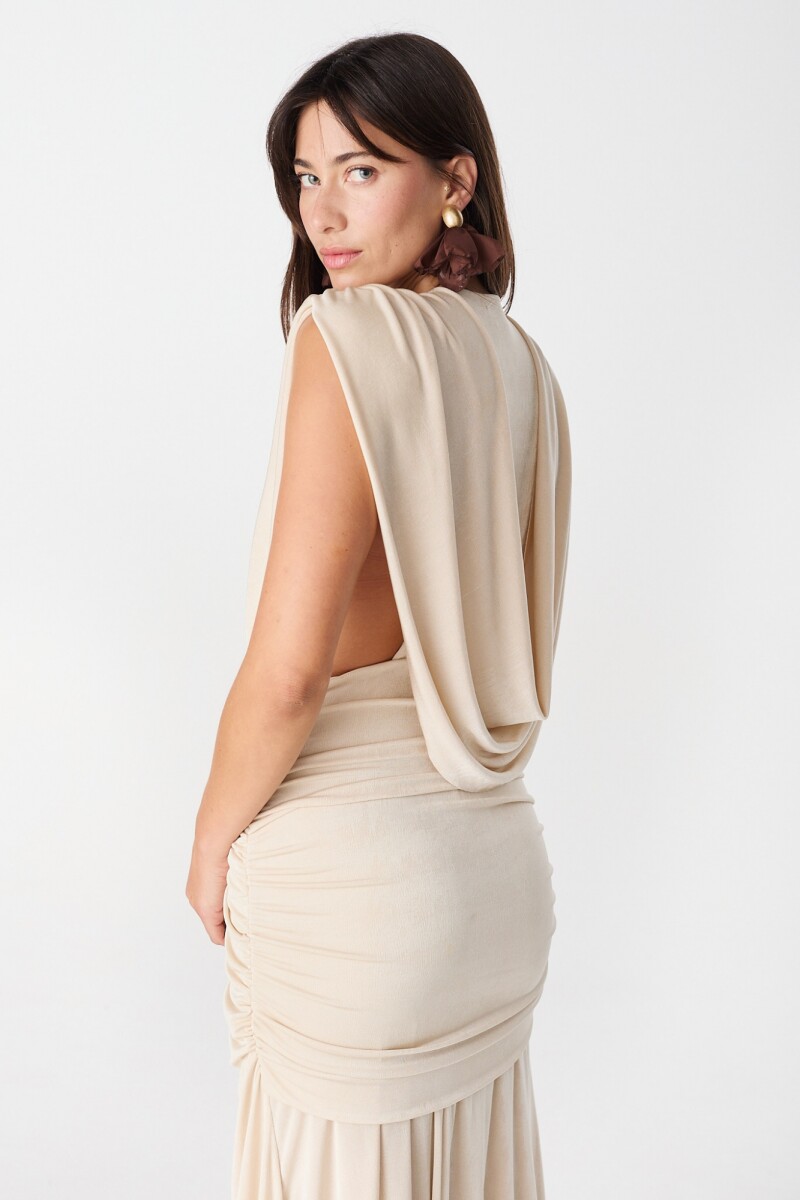 Vestido Largo Gia Crudo
