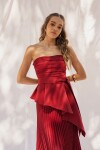 FALDA OLIVIA MAXI BURGUNDY FALDA OLIVIA MAXI BURGUNDY