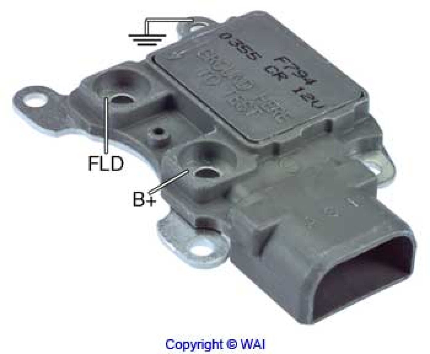 REGULADOR VOLTAJE FORD RANGER F1000 F350=IK.556=RNF.F4ZU01=GA810 TRANSPO 