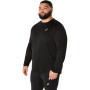Polo Running Asics Silver LS Top Hombre Performance Black