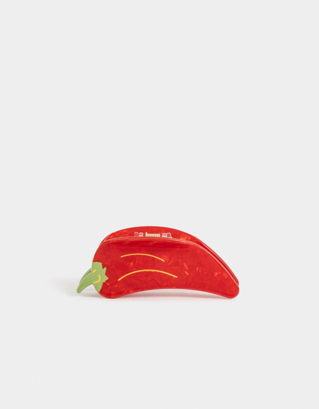 Broche Especiales Broche Acrílico Pimiento - Rojo Medio