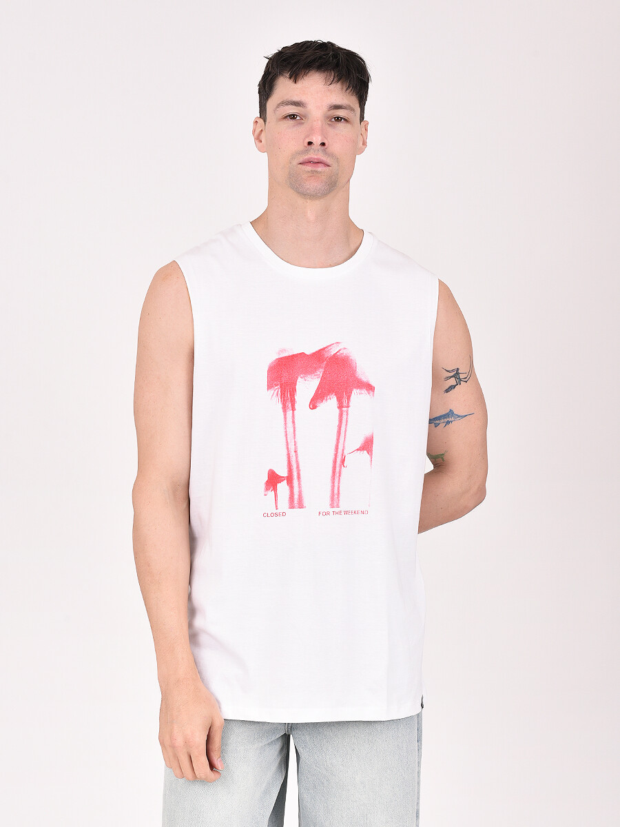 MUSCULOSA CALIFORNIA - BLANCO 