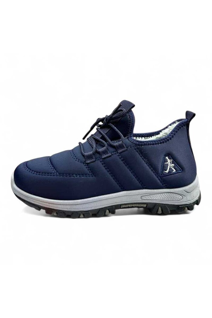 CALZADO DEPORTIVO FORRADO CON CORDONES Azul