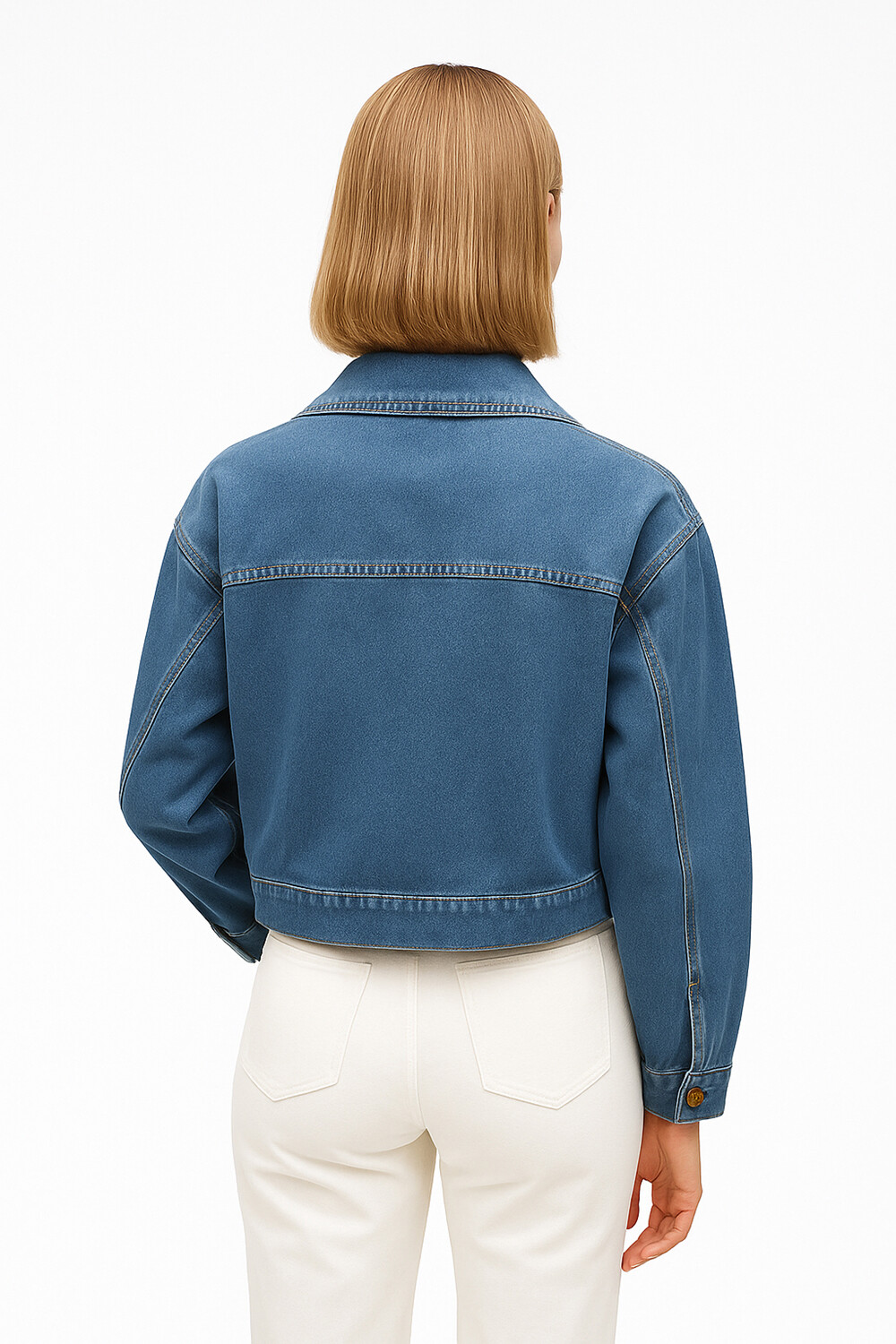 Chaqueta Aitiana Azul Grisaceo