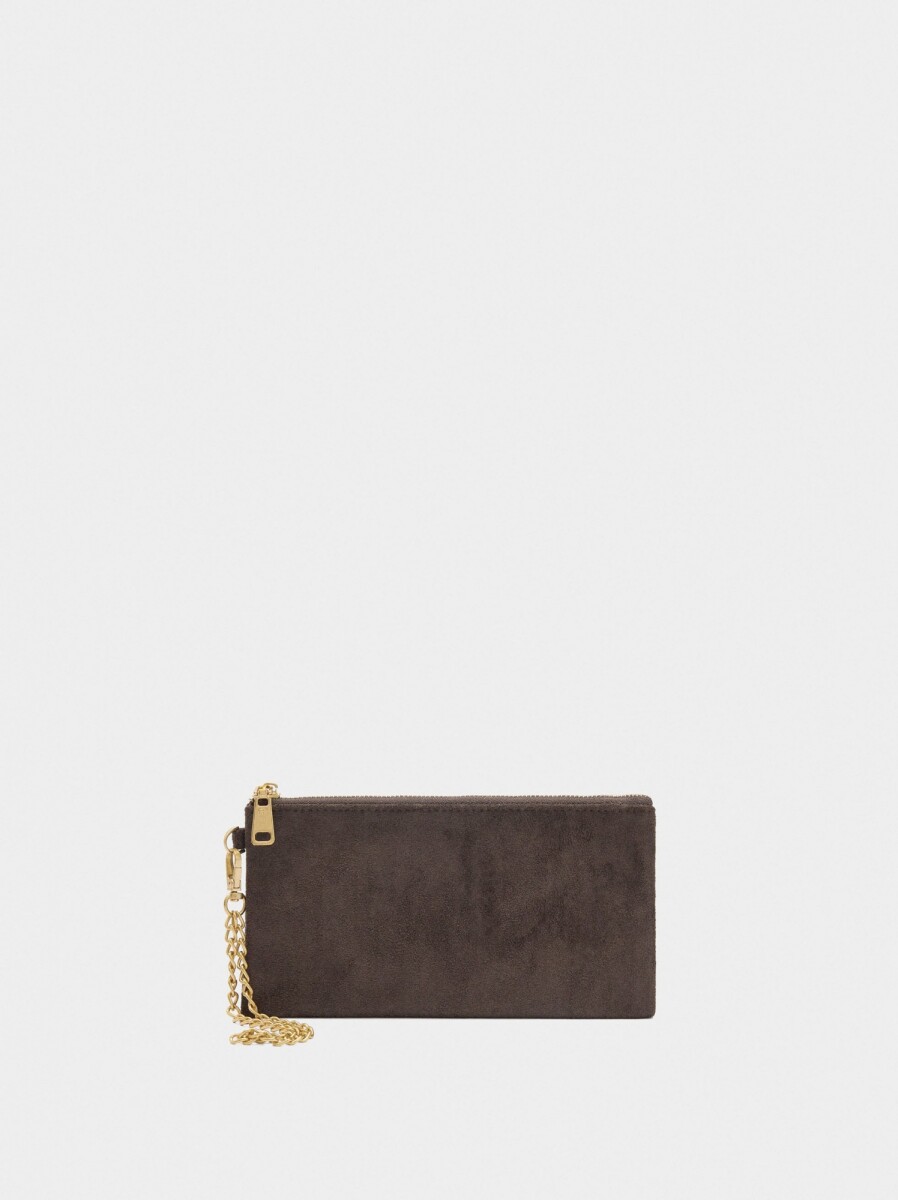 Bolso Multiusos Efecto Piel - marron 
