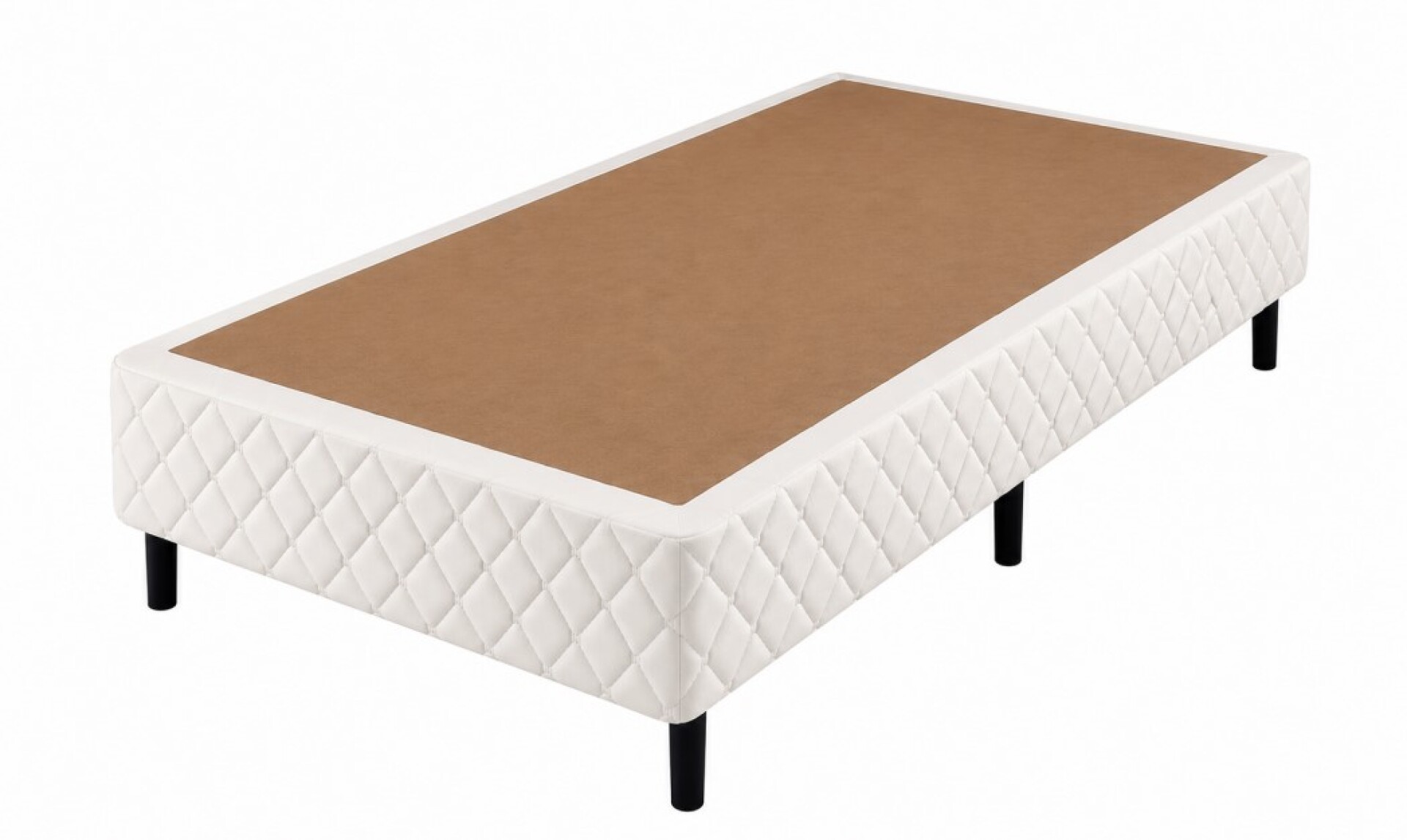 Base Sommier Ecoflex 1 Plaza 88 × 188 cm | Estructura de Madera Reforzada | Antideslizante 