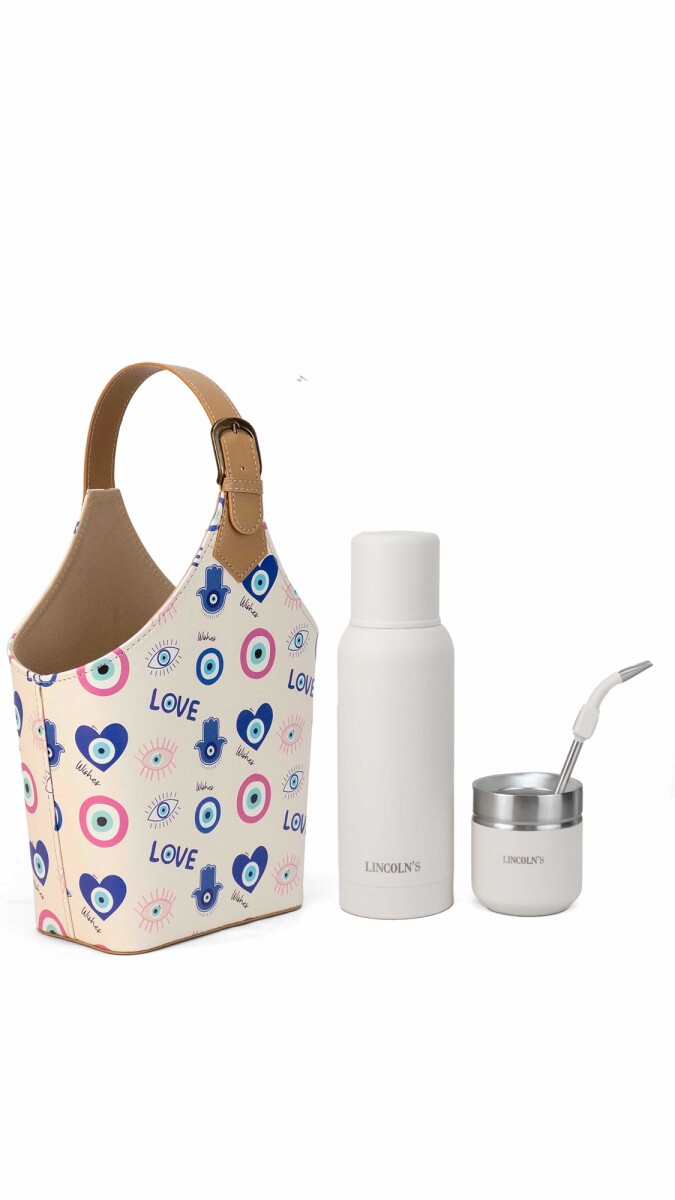 KIT MATERO VELVET - BLANCO *EDICION LIMITADA WISHES* 