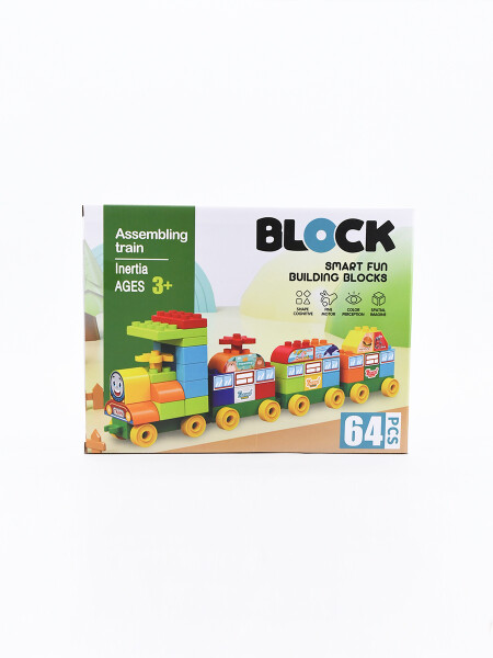 BLOQUES TREN MULTICOLOR