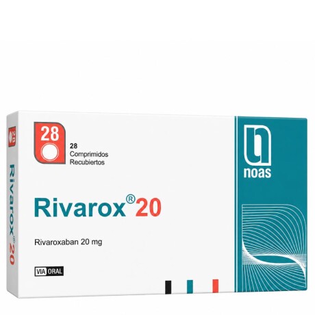 Rivaroxaban 20mg 28 Comprimidos Rivaroxaban 20mg 28 Comprimidos