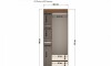 Ropero 3 puertas 2 cajones - Fit Marron