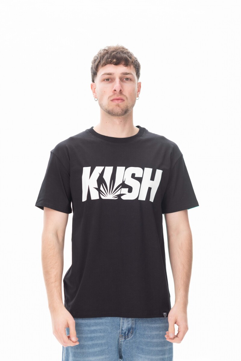 Remera Cush Craneo Negro