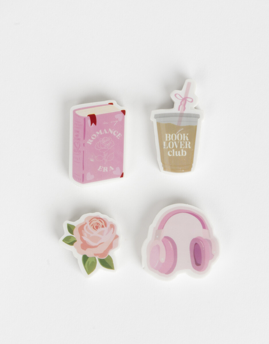 Set De Gomas De Borrar "in My Romance Era" 