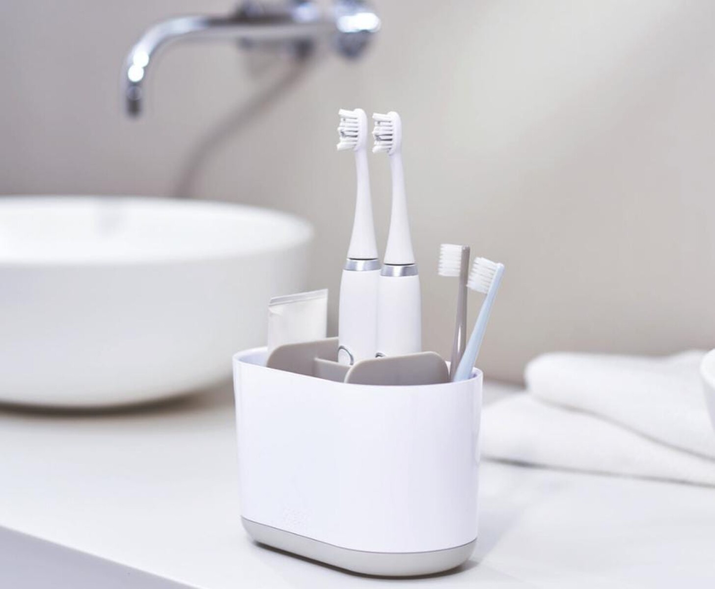 Portacepillos grande – color blanco 