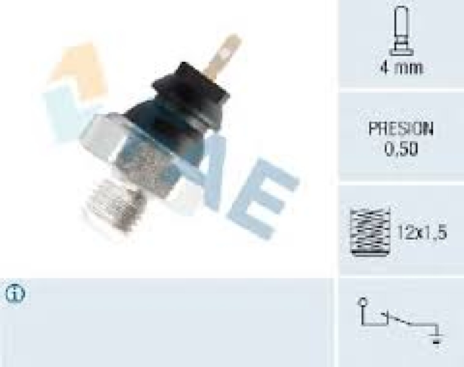 BULBO INTERRUPTOR CITROEN - PEUGEOT ACEITE 3CV AMI MEHARI FAE 