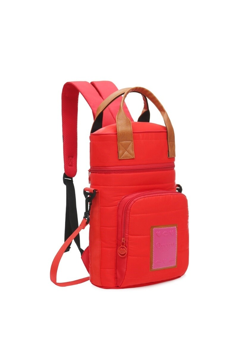 Mochila matera Las Oreiro Rojo