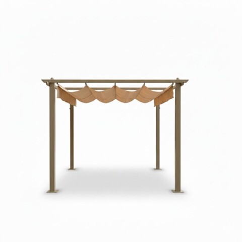 PERGOLA ALUMINIO BEIGE 3X4M Unica