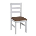 JUEGO DE COMEDOR MESA + 4 SILLAS - BLANCO/CERA JUEGO DE COMEDOR MESA + 4 SILLAS - BLANCO/CERA