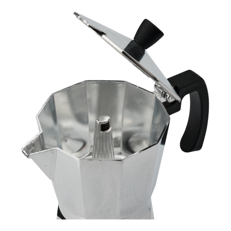 Cafetera Italiana Espresso 6 Tazas Aluminio Silver