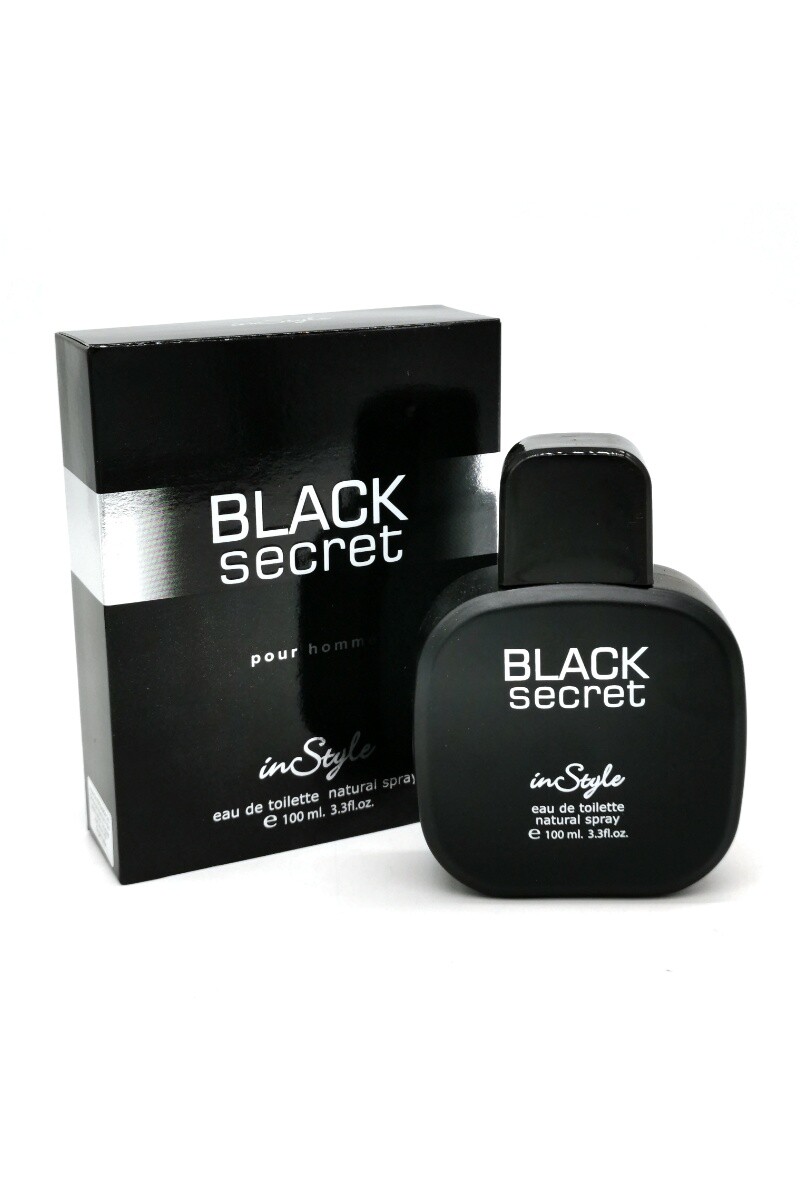 Perfume Black Secret 100ml - negro 