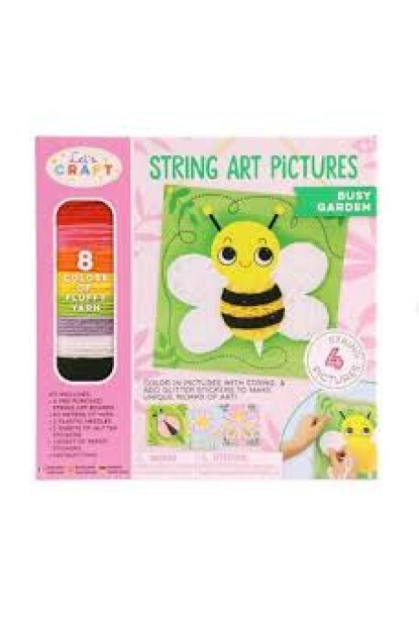 KIT DE ARTE EN HILO ABEJA KIT DE ARTE EN HILO ABEJA