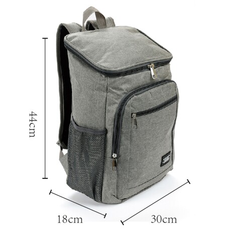 Mochila Canva Bacon con aislación térmica Gris