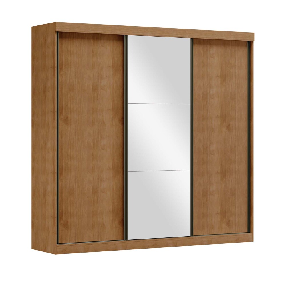 PLACARD C/ESPEJO 3 PUERTAS PINO NATURAL-BEIGE FIRENZE