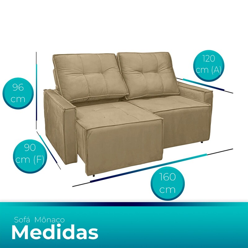 Sofá Moe Swede Beige