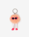 Rega Varios Llavero Y Charm De Pompón - Rosa Claro
