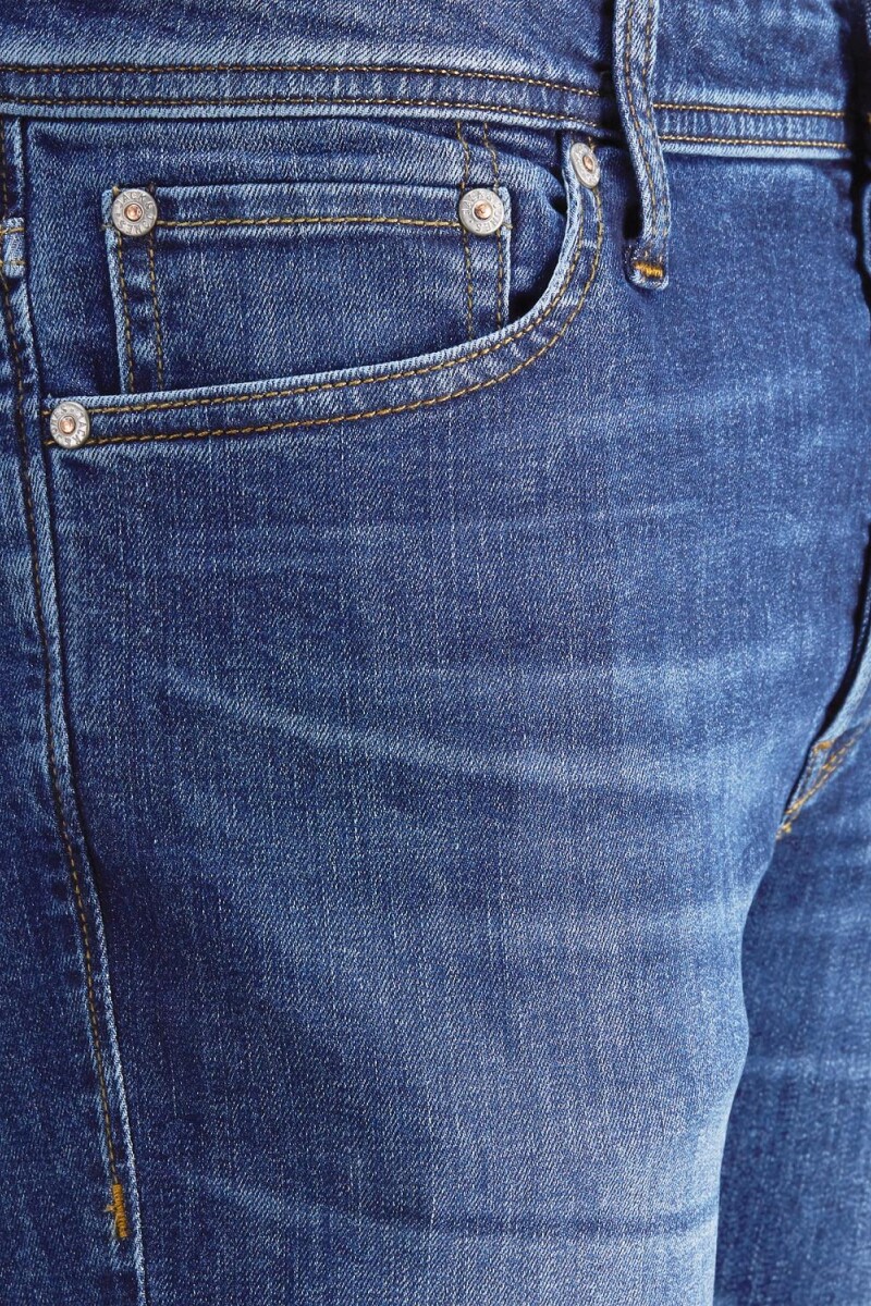 Jeans Slim Straight "tim" Blue Denim