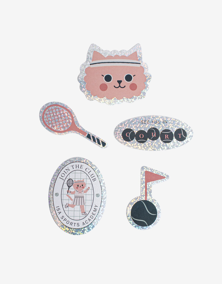 Rega Varios Set De Stickers Holográficos - Combinacion Tricolor