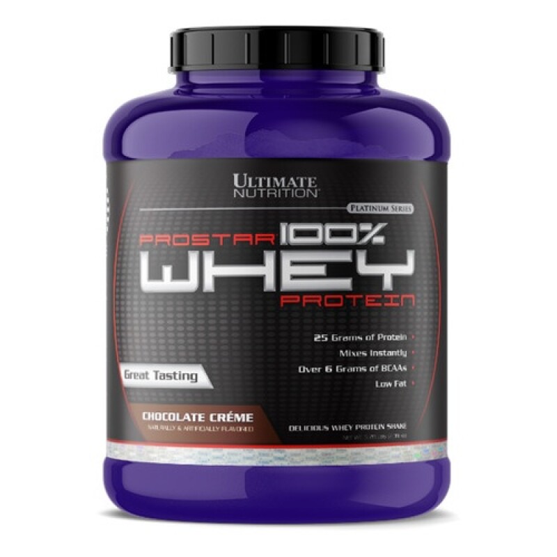 Suplemento Prostar 100% Whey Protein Ultimate Nutrition 5Lb Chocolate
