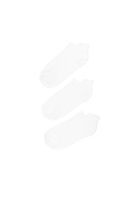 Media Pack x3 Deportiva Blanco