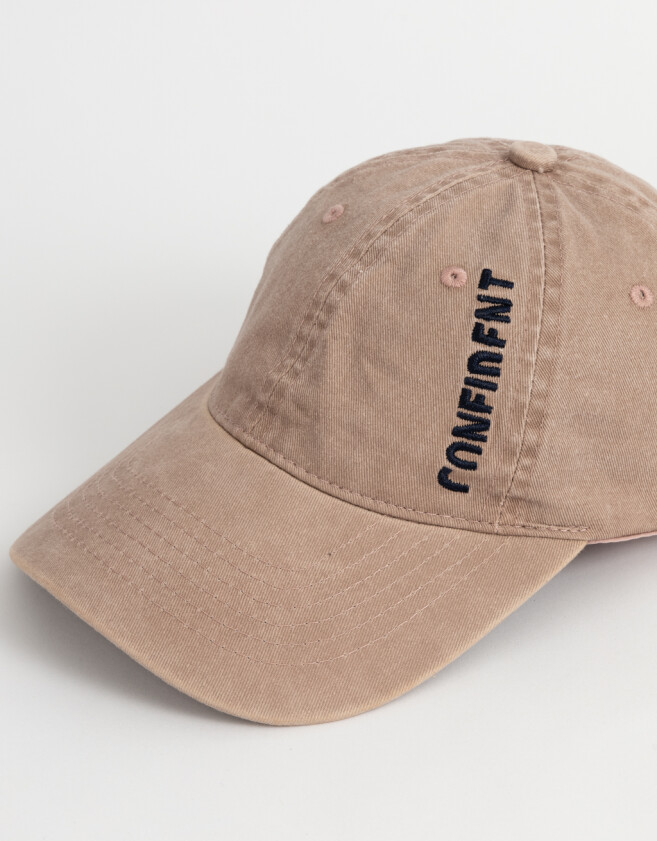 Caps Deportivo Gorra Con Bordado Lateral - Rosa Viejo