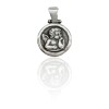 Dije Angel de la Guarda-Plata 925 quemada-CP3014 Sinpiedra