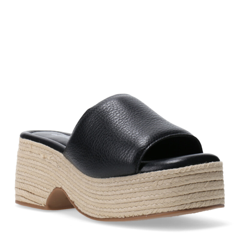 Zueco de Mujer Bottero liso Negro
