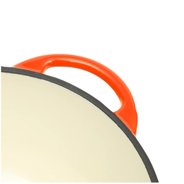 Juego Ollas Hierro Fundido Esmaltado 7 Piezas NARANJA