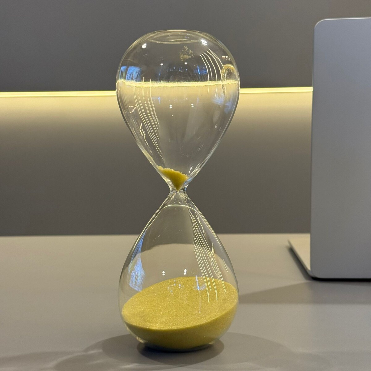 Reloj De Arena De Vidrio 60 Minutos 25cm x 9cm 