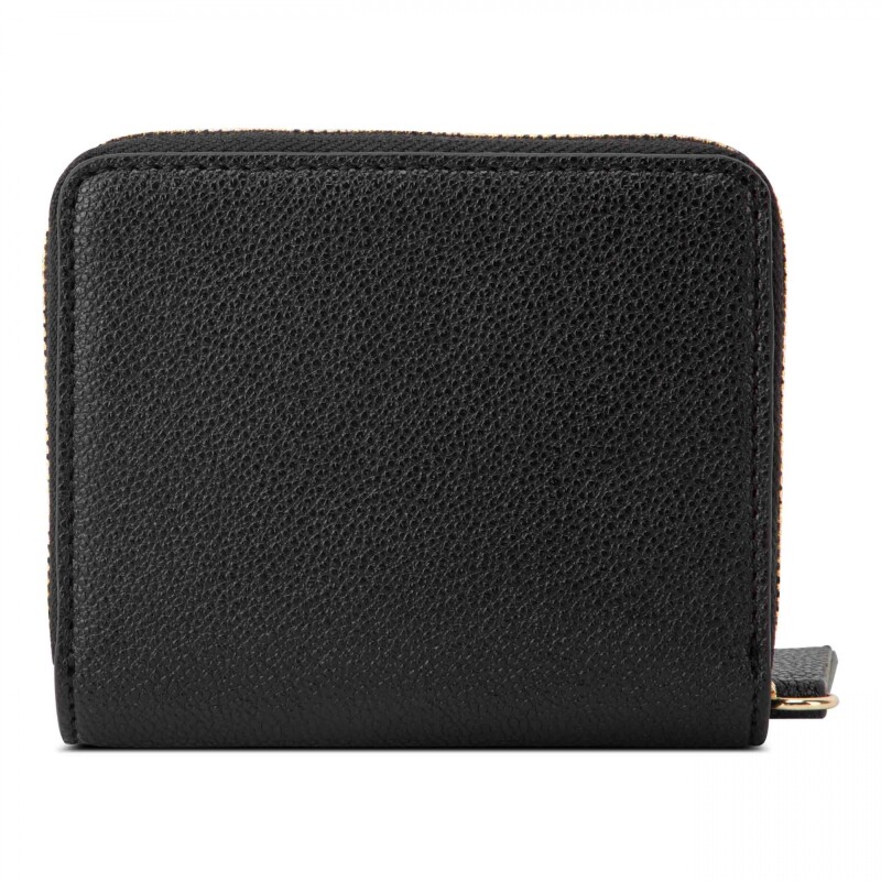 Small Leather Goods Mary Zip Around Black