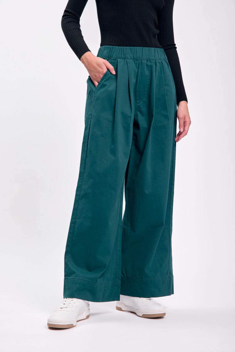 Pantalón ancho Verde