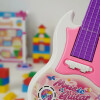 Juguete Microfono Con Guitarra Y Sonidos Rosa