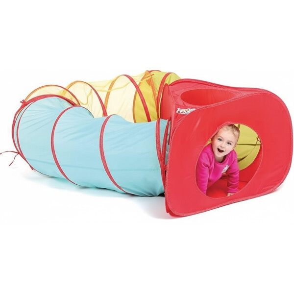 Túnel Juego Infantil Plegable Tela Para Niños Ludi 322 Cm Color Rojo