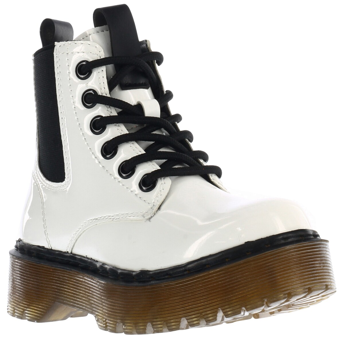 Botas de Niña MINI Miss Carol - Blanco (Charol) 