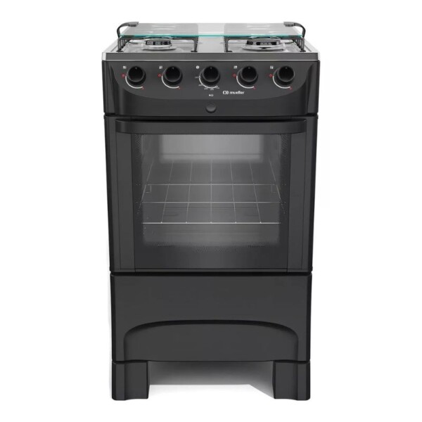 COCINA 4H A GAS MUELLER - NEGRA COCINA 4H A GAS MUELLER - NEGRA