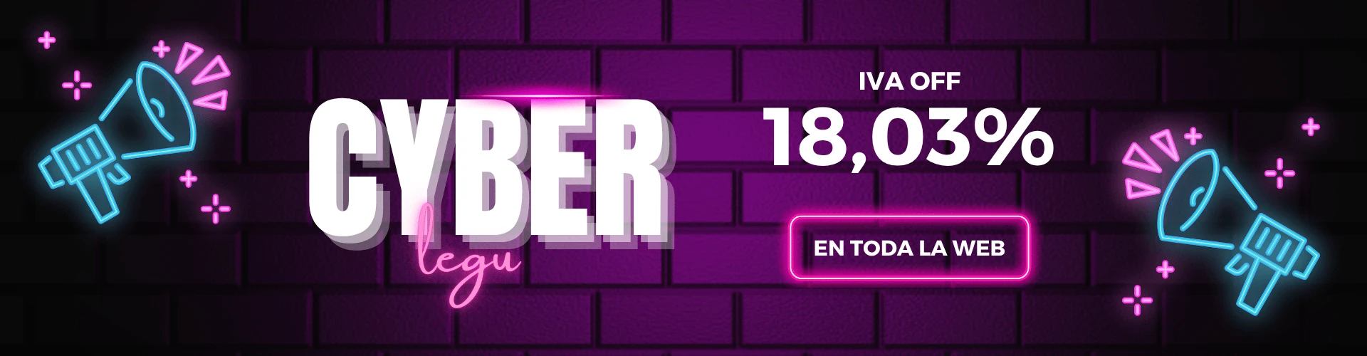 CYBERLEGU - IVA OFF EN TODA LA WEB