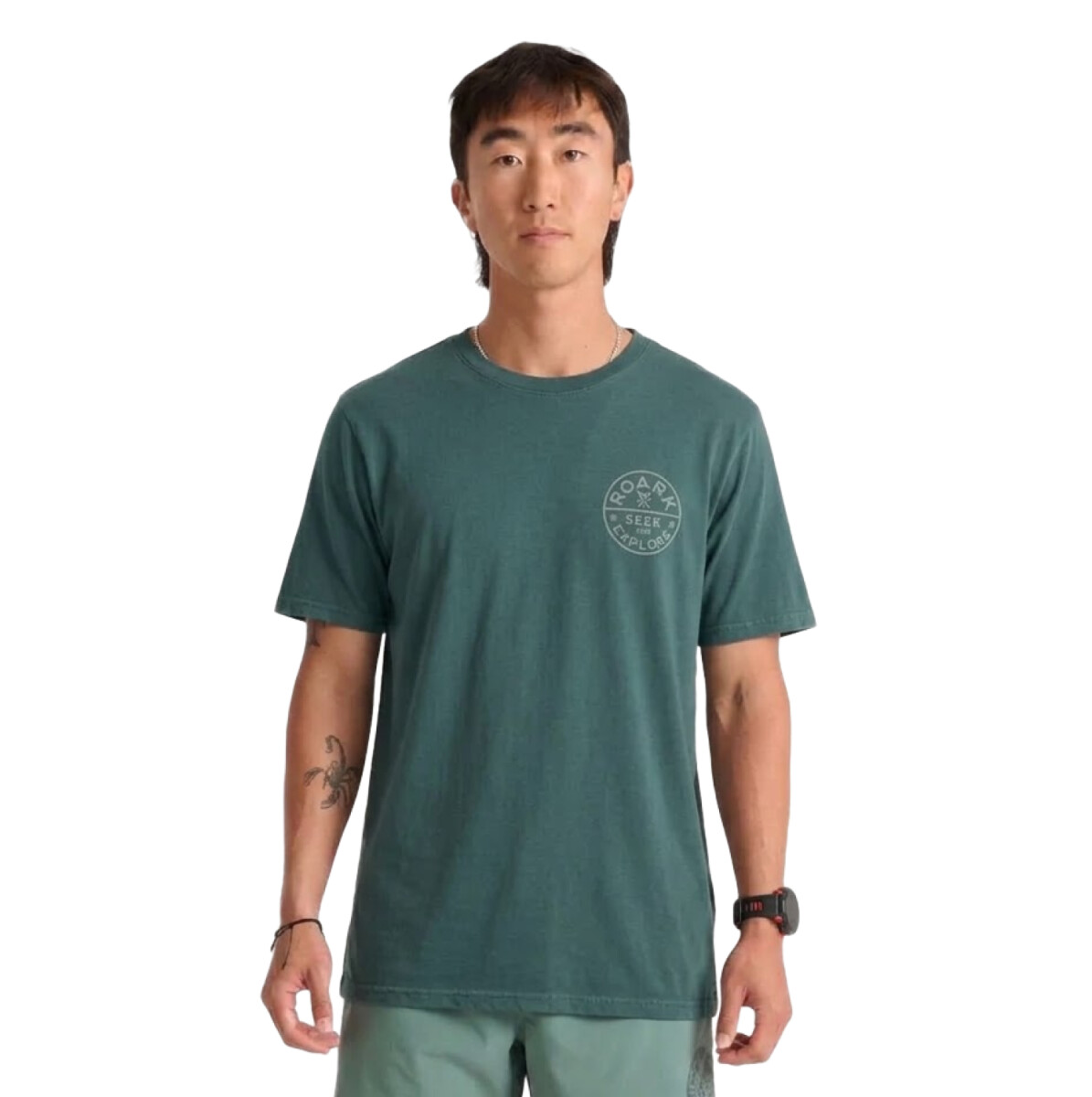 Remera Roark Seek & Explore Signet - Verde 
